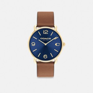 Coach Elliot 41 Mm Horloge Heren Donkerblauw | NL_CH52151