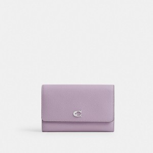 Coach Essential Medium Flap In Colorblock Grote Portefeuille Dames Paars | NL_CH38271